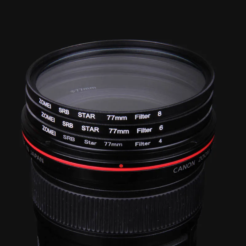 Профессиональный фильтр Zomei 62 мм Премиум оригинал 6 линейный 6PT для Canon Eos Nikon Sony Pentax