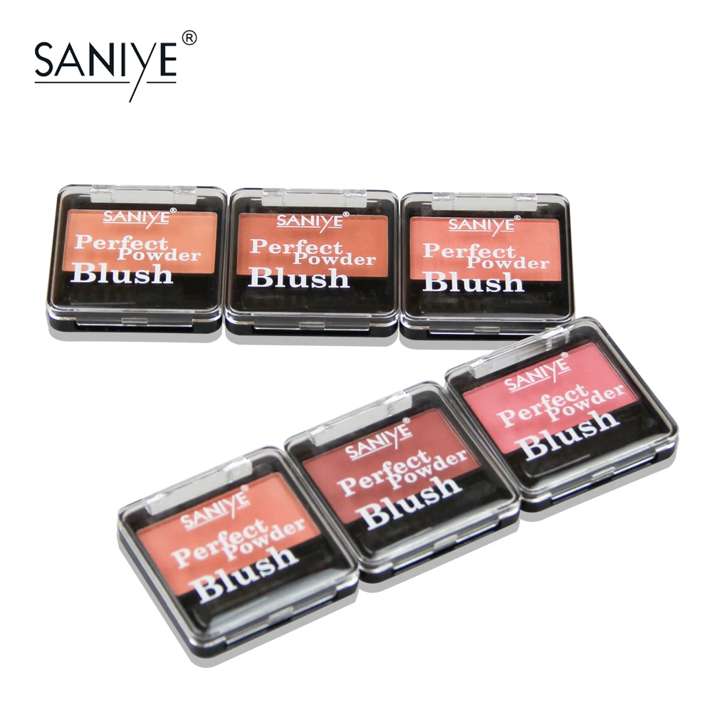 SANIYE персиковые матовые румяна пудра Макияж Румяна Палитра долговечная