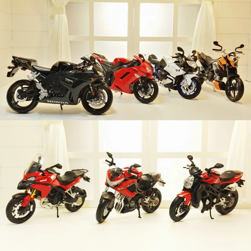 1/12 Harley спортивный мотоцикл имитация сплава Модель автомобиля игрушка гоночный внедорожник Yamaha игрушка металлическая литая оригинальная коробка для детских игрушек