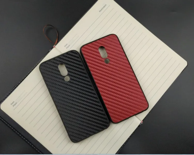 Чехол из углеродного волокна для Meizu 16 16th Plus ультра тонкий Силиконовый