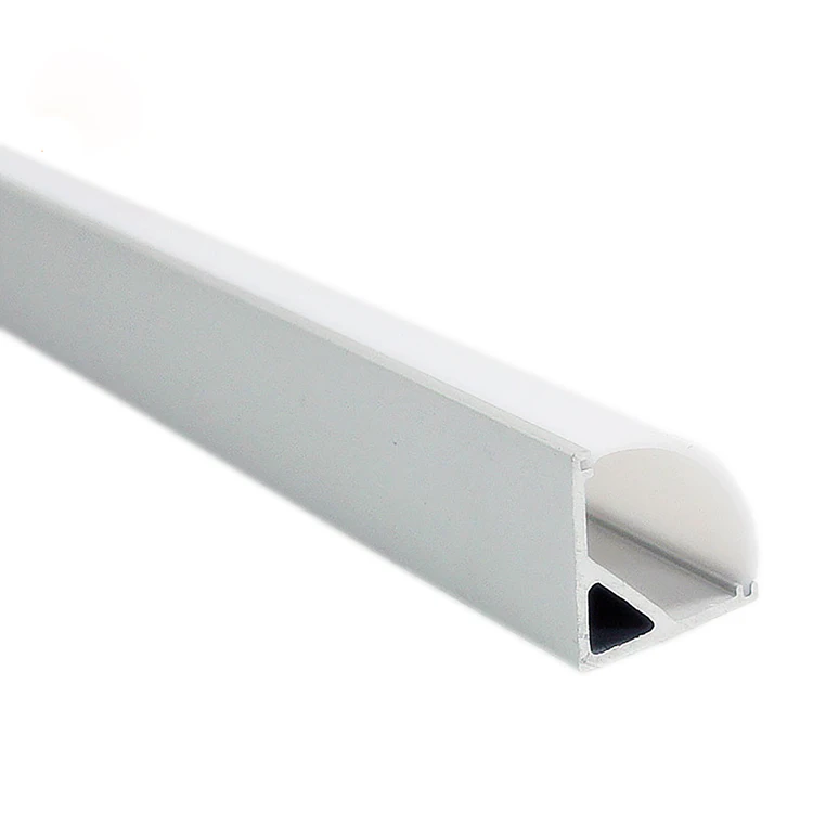 Silver Opal Matte 10X1 м наборы/лот V Тип алюминиевый светодиодный профиль угловой для Flex/Жесткая светодиодная лента светильник для мебели или шкафа светильник s светодиодный светильник - Испускаемый цвет: Silver Opal Matte