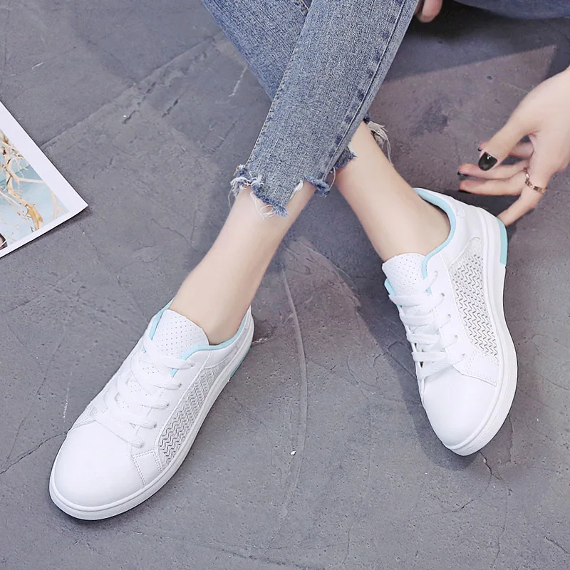 Fashion Women Casual Shoes Suede Leather Platform Sneakers Ladies White Trainers Chaussure Femme Sexemara Summer Mesh | Обувь