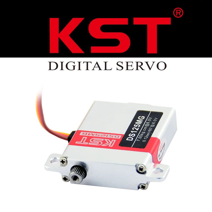 Оригинальный цифровой планер KST DS125MG с металлической шестерней 7 кг|servo servo|servo