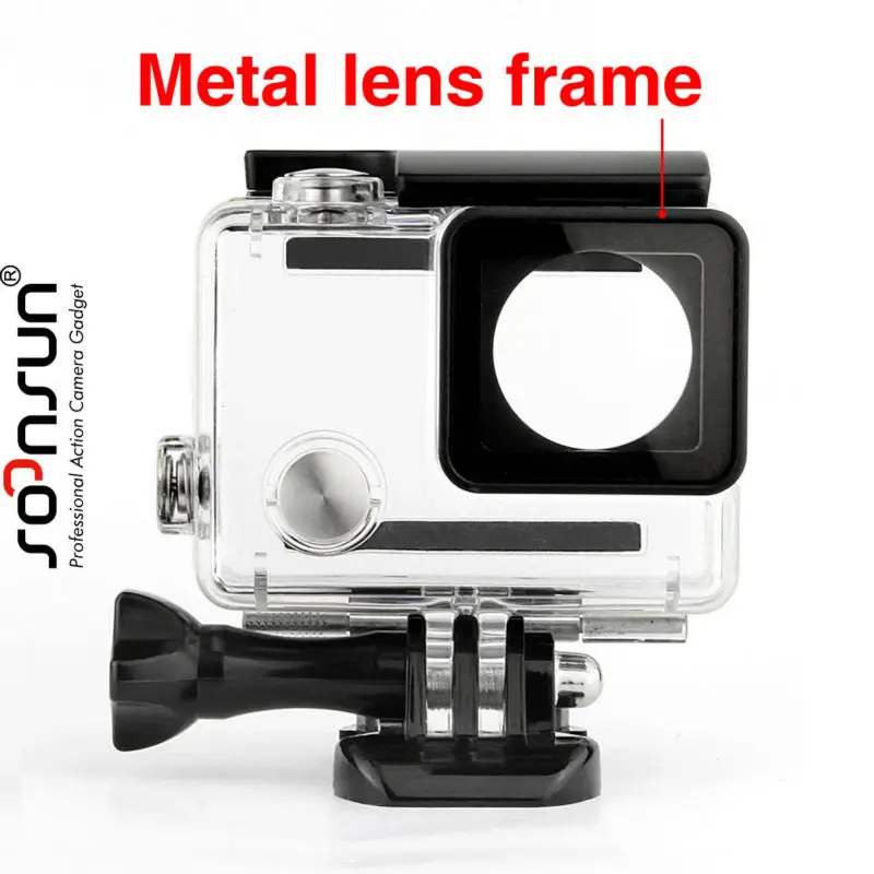 GoPro Hero 4 Подводный Водонепроницаемая Дело Жилищного Замена для Go Pro и 3 + плюс |