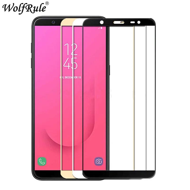 Закаленное стекло с полным покрытием для Samsung Galaxy J6 2018 J600F J600G 9H