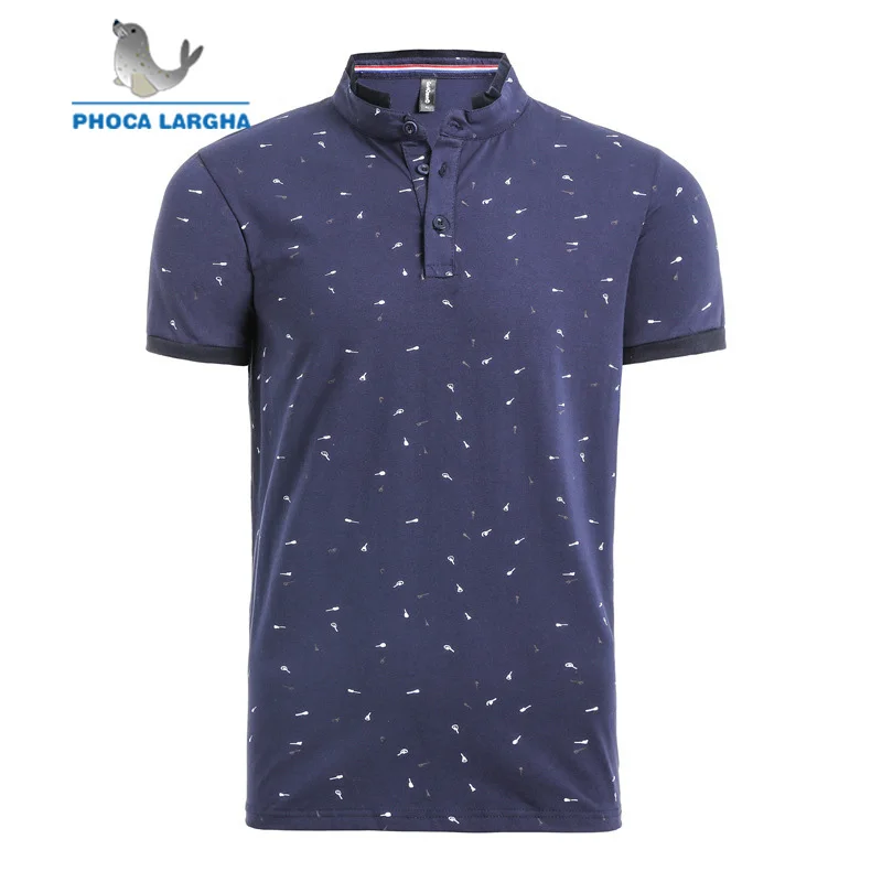 Мужская Повседневная рубашка поло с принтом гитары однотонная хлопковая