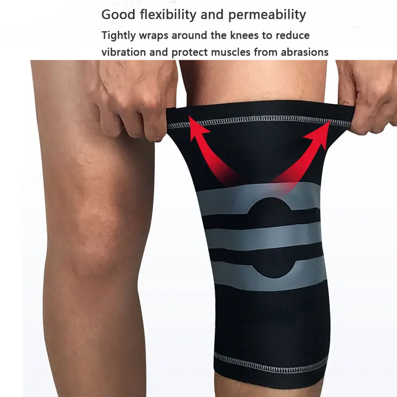 1 шт. колено Поддержка защиты тренажерный зал спортивные бинты из эластичного