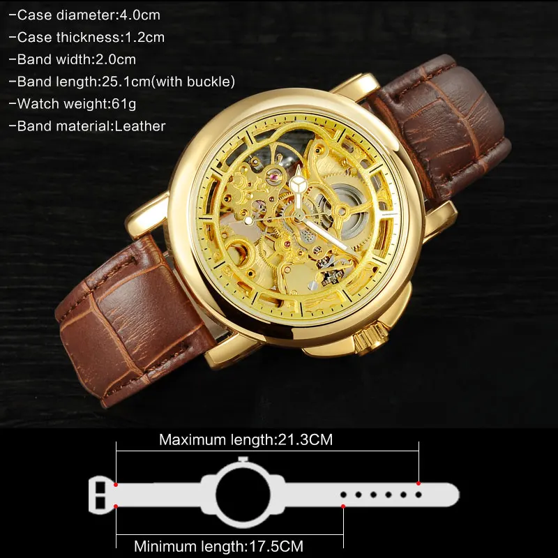 FORSINING Новые Модные Золотые механические часы мужские дизайнерские Роскошные