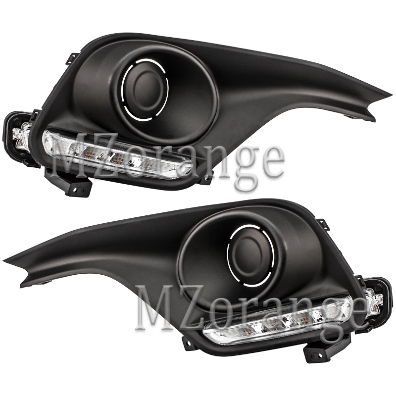 MZORANGE 2 шт. светодиодный DRL Дневной ходовой свет для Suzuki Swift желтый/белый 12 В поворотный желтый сигнал водонепроницаемый дневной свет