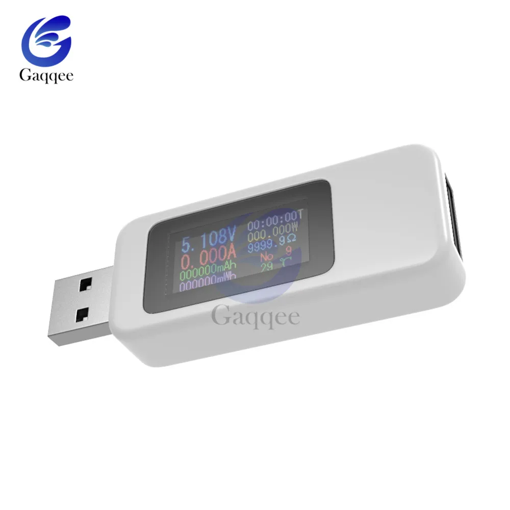 10 в 1 QC2.0 QC3.0 DC USB Тестер измеритель напряжения тока измеритель времени вольтметр цифровой амперметр монитор Индикатор питания зарядное устройство 4-30 в