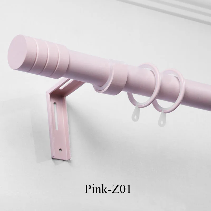 pink Новое поступление INS стиль секретный сад серии Макарон цвета аксессуары для занавесок тишина карнизы для штор втулка - Цвет: pink