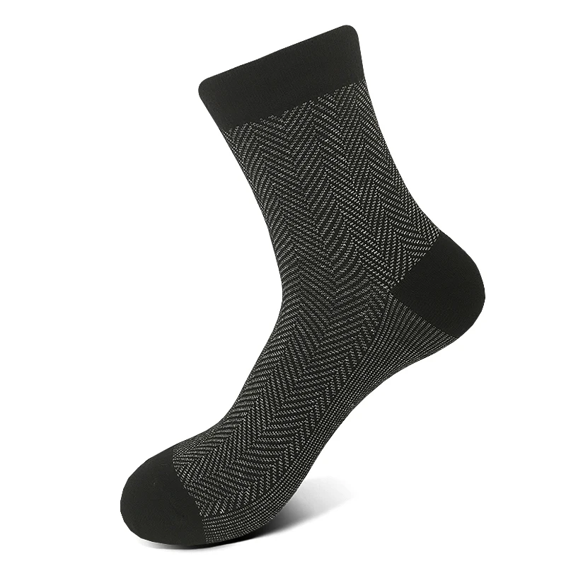 5 парт/лот мужские хлопковые Классические носки короткие качественные черные