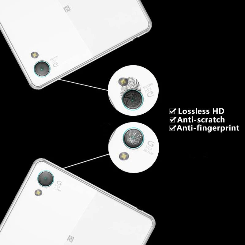 Задняя камера Объектив Закаленное стекло пленка для Sony Xperia Z1 Z2 Z4 Z5 объектив