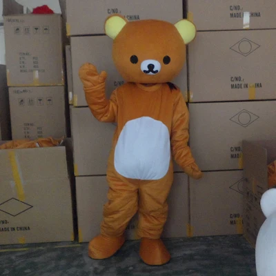 as shown Каваи коричневый медведь талисман японский стиль индивидуальные Janpan костюмы талисмана Rilakkuma носить талисман, костюмы - Цвет: as shown