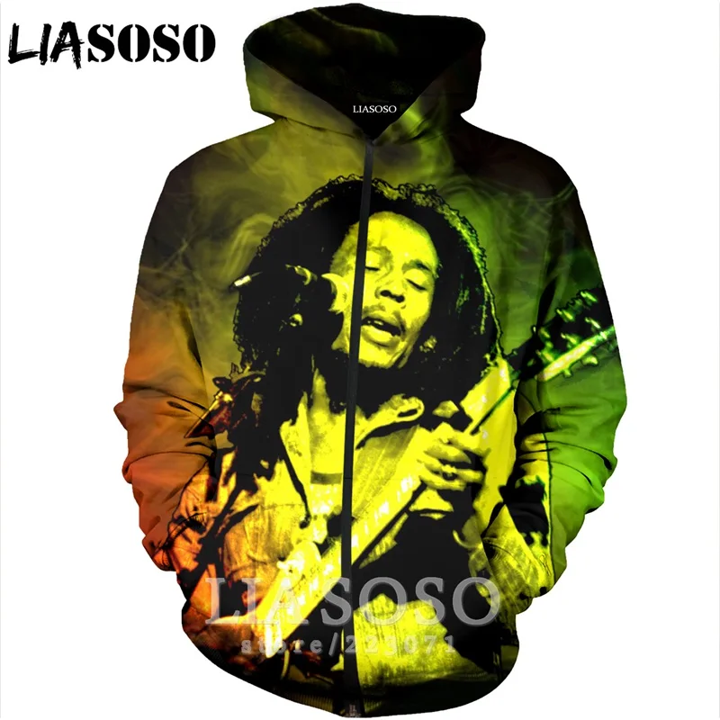 Мужская и Женская толстовка на молнии LIASOSO повседневная унисекс с объемным