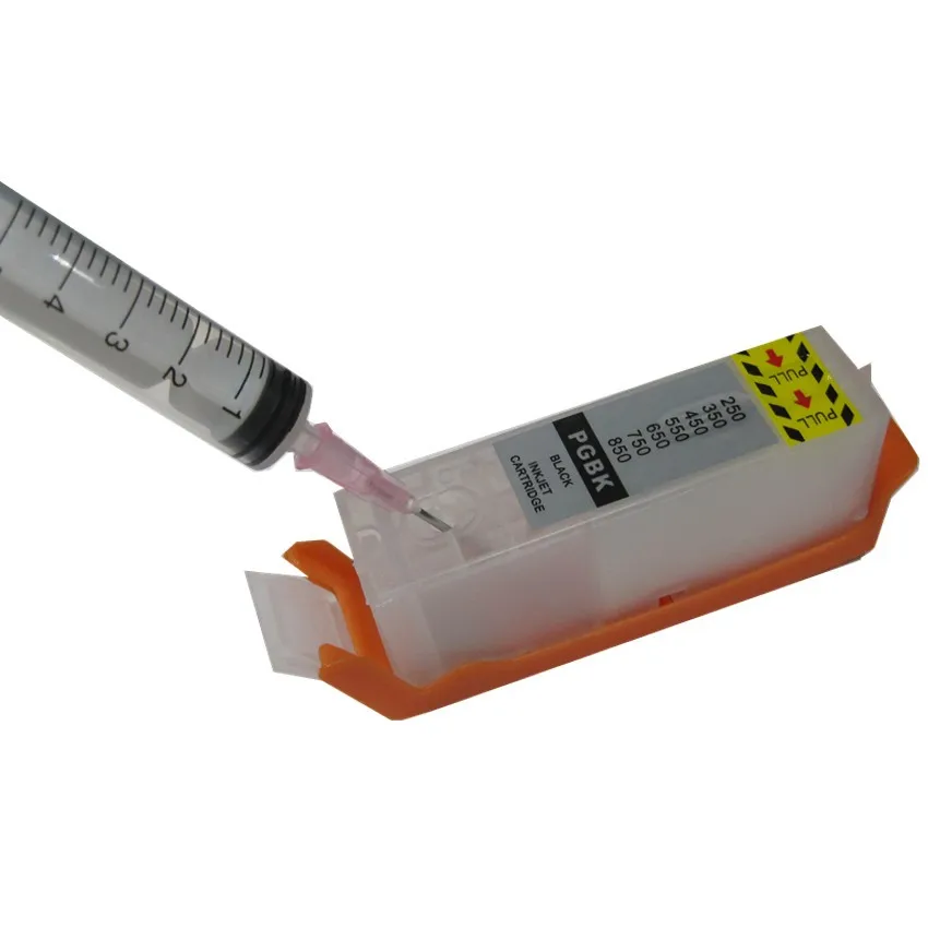 Для CANON PIXMA iP7270 ix6870 MG5570 MG6470 MG5670 MG5470 MX927 MX727 IX6770 PGI-750 CLI 751 многоразовый картридж с