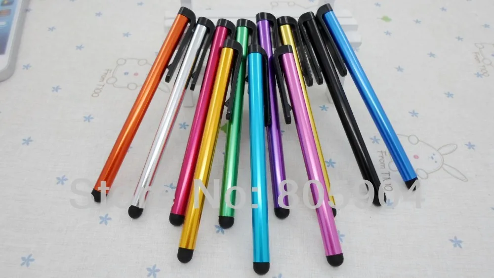 Универсальный емкостный стилус для планшетных ПК 20 шт./лот 10 видов цветов|capacitive