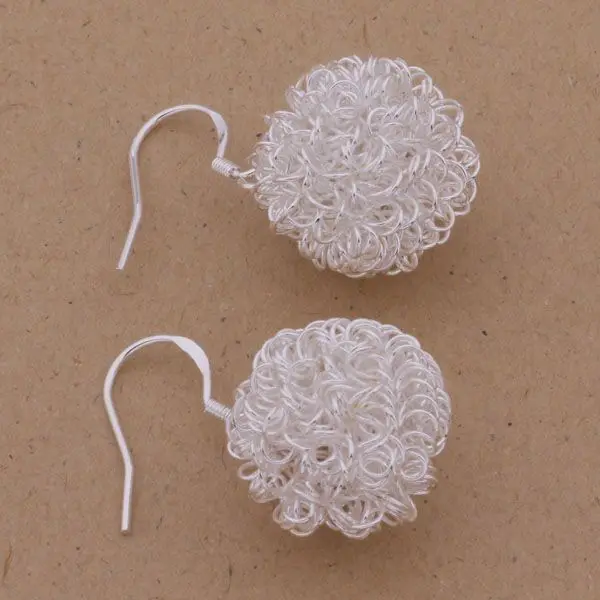 AE355 цветные серьги из стерлингового серебра серебряный цвет модные ювелирные