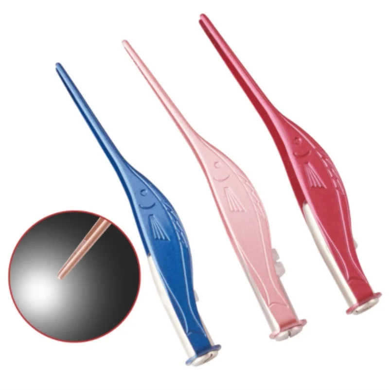 Пинцет для удаления воска со светодиодный ным фонариком 500 шт. | Красота и