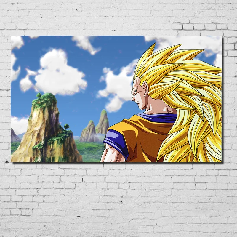 Cosy Moment Dragon Ball Z/GT плакат белая крафт-бумага печать в формате HD мультфильм Стрекоза плакаты на стену, изображения для гостиной QT485