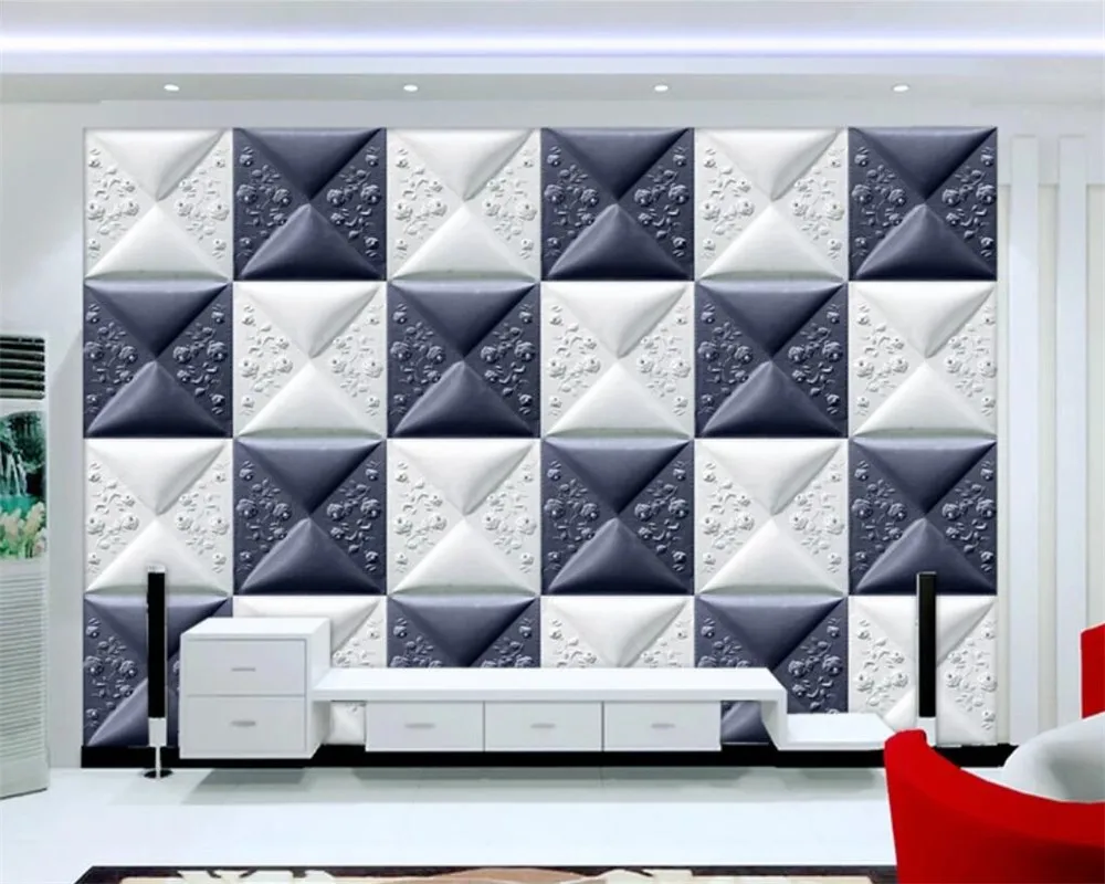 Wellyu пользовательские обои papel де parede 3D стерео фото фрески изысканный кожаный