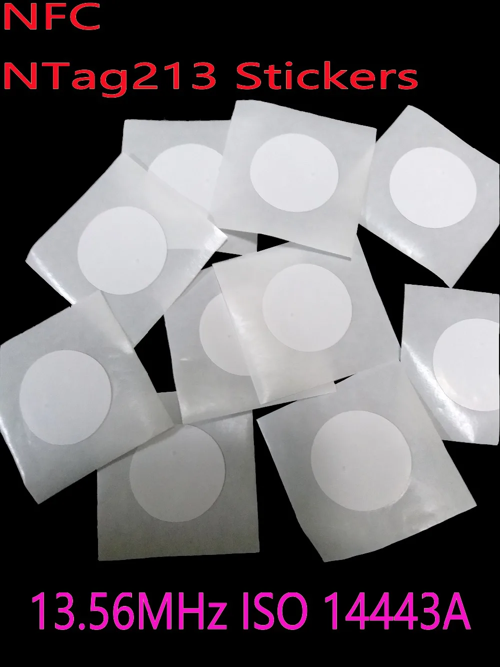 100 шт./лот NFC Tag Ntag213 ISO14443A стикер 13 56 МГц Ntag 213 rfid метки клейкие этикетки для всех