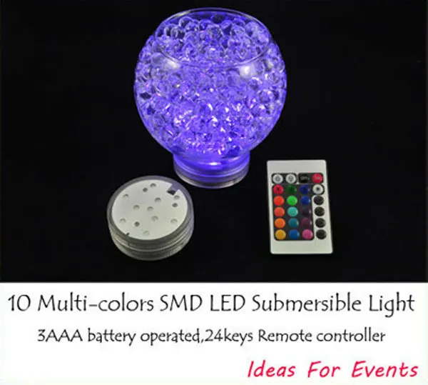 

Free shipping 4pcs/lot Centerpieces light, Remote controlled Multi colors led vase light base for wedding party decoration