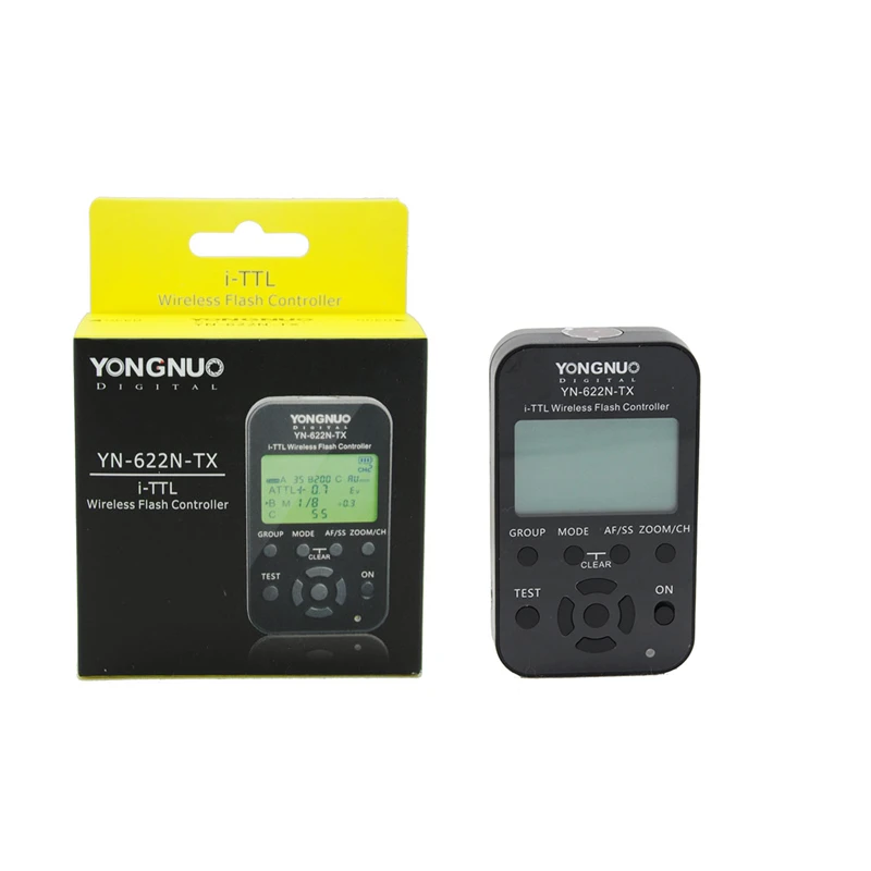 Комплект Yongnuo YN622 (1x YN622N TX + 1x RX) i TTL LCD беспроводной контроллер вспышки триггер