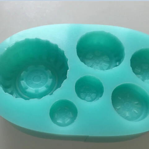 

All Kinds of Tire Siliconemold Round Tire Silicone Mold for Fondant Cake Decoration Sugar Craft Chocolate Mold Moulds PRZY 001