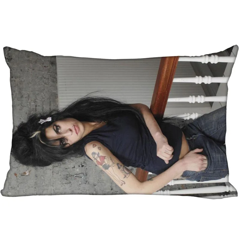 Новые Индивидуальные Amy winehouse классные подарочные наволочки для подушек лучшие простыни 35X45 см(одна сторона) больше размеров на заказ - Цвет: 7