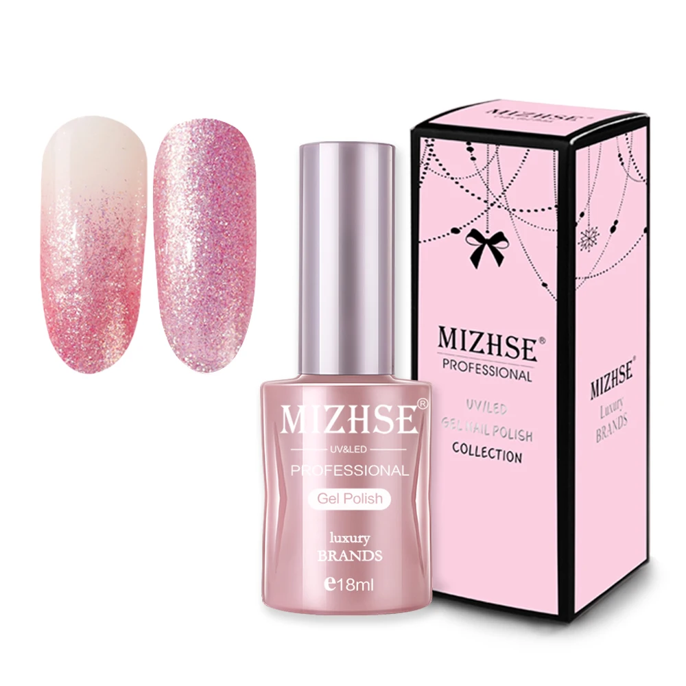 ZGJSF003 MIZHSE, 18 мл, лак для ногтей, блеск, высокий блеск, замочить от УФ-геля, гибридный Блестящий цветной гель с подарочной коробкой, маникюрный топ и Базовое покрытие - Цвет: ZGJSF003