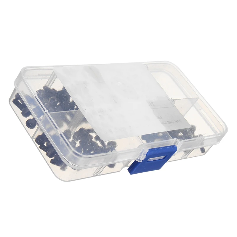 100 шт. M3 шестигранные винты легированная сталь болт с шестигранной головкой набор