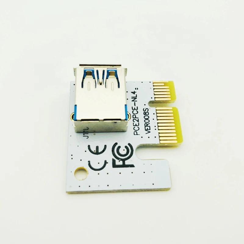 Переходник PCI 1X e X1 Riser 90 градусов переходник карта USB для 006 006C 007S 008S|Компьютерные