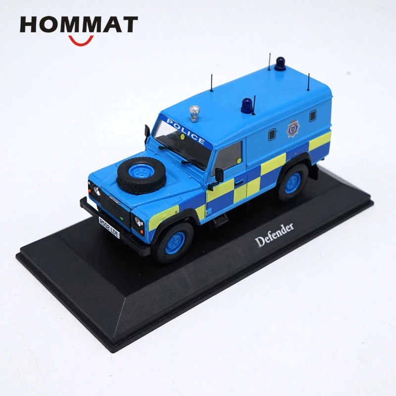 HOMMAT имитация 1:43 Defender полицейский внедорожник модель автомобиля литая