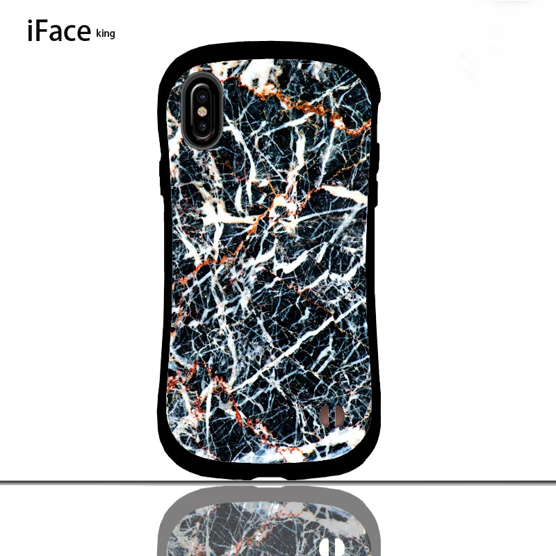 iFace king Marble Phone Case Cover for Iphone 7 8 Plus X XR XS MAX Protective Anti-knock Shell Capa Coque Funda |