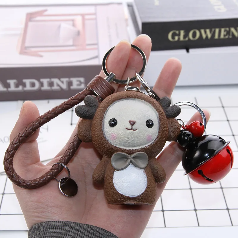 2019 New Bear Powder Moving Liquid Key Ring fantasy keychain Glitter Quicksand Star Keychain Car Pendant Creative Gift | Украшения и