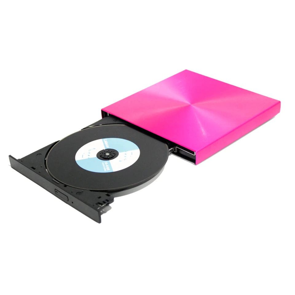 YiYaYo USB 3,0 алюминиевый сплав внешняя DVD горелка CD-ROM плеер тонкий портативный оптический привод для ноутбука MacBook/ноутбука Windows