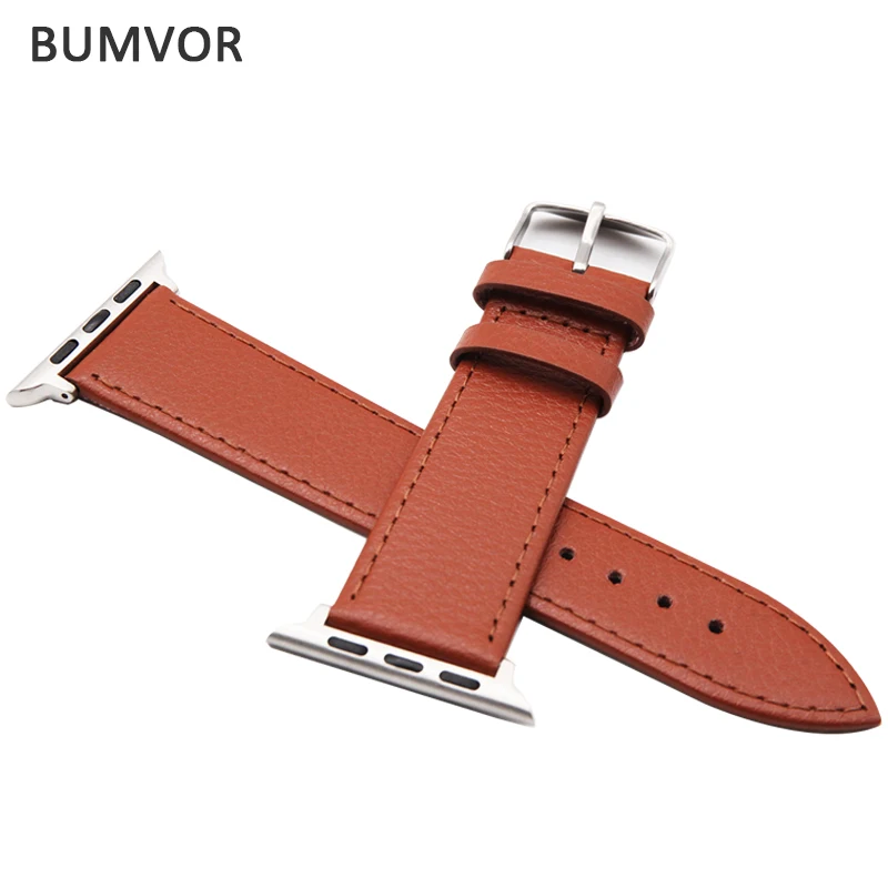 Новый кожаный нескользящий аксессуар для часов 42 мм Apple ремешок и часы с 38 iWatch