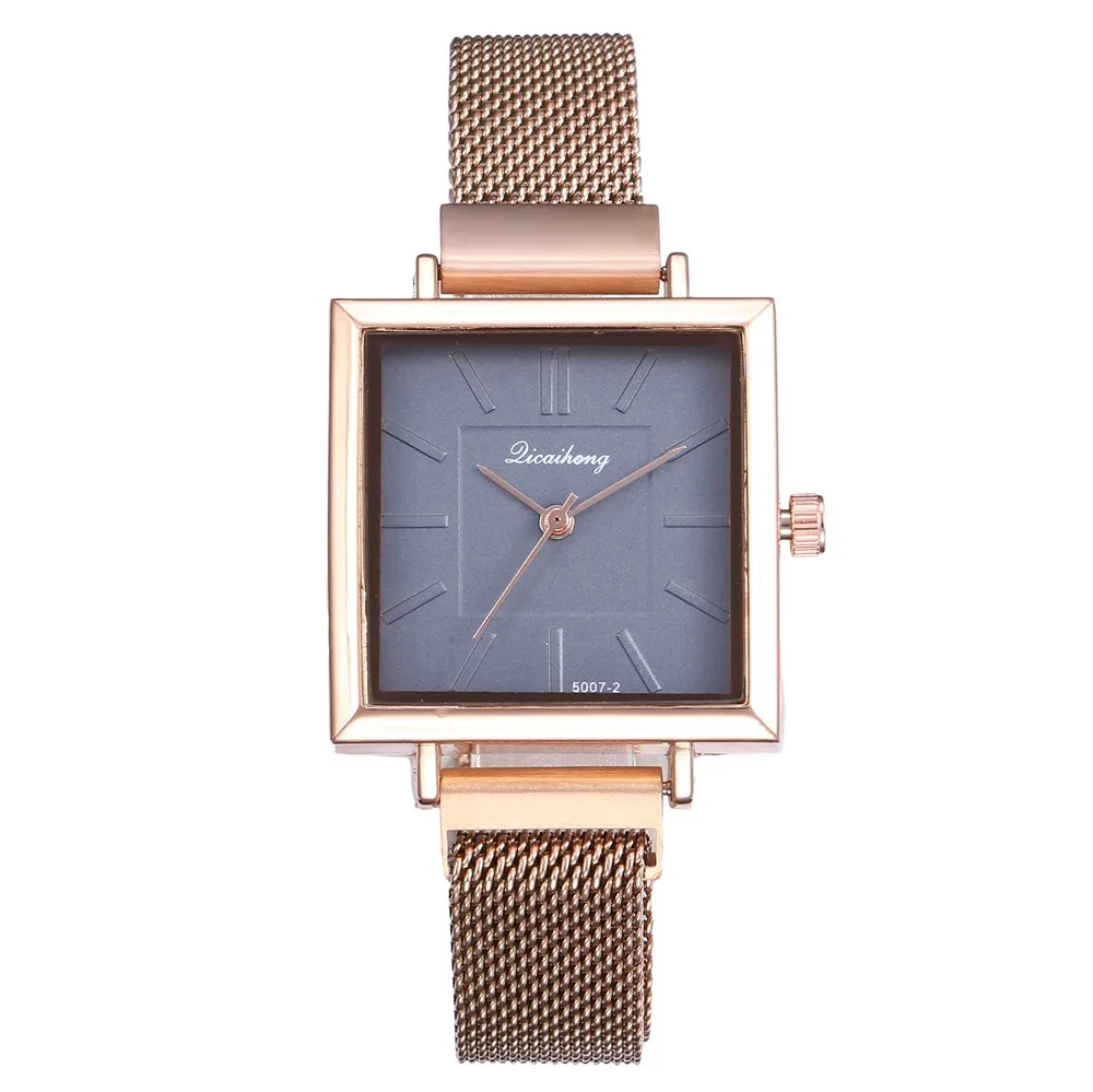 

Модные женские простые кварцевые наручные часы с магнитной застежкой