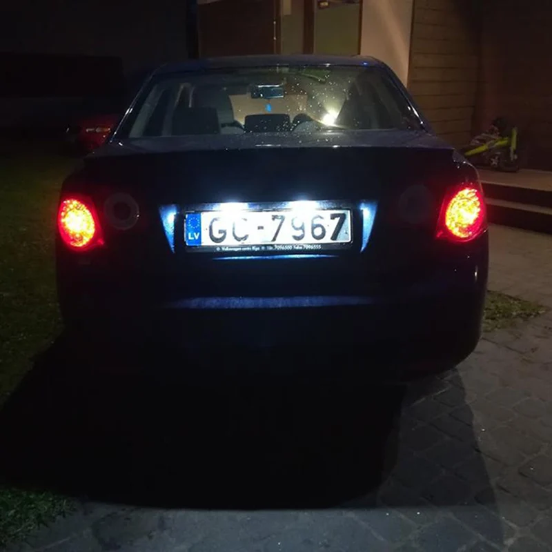 Лампа CANBUS 36 мм для номерного знака Volkswagen VW Beetle Golf GTI Tiguan Touareg Jetta Rabbit 2 шт.|Сигнальная