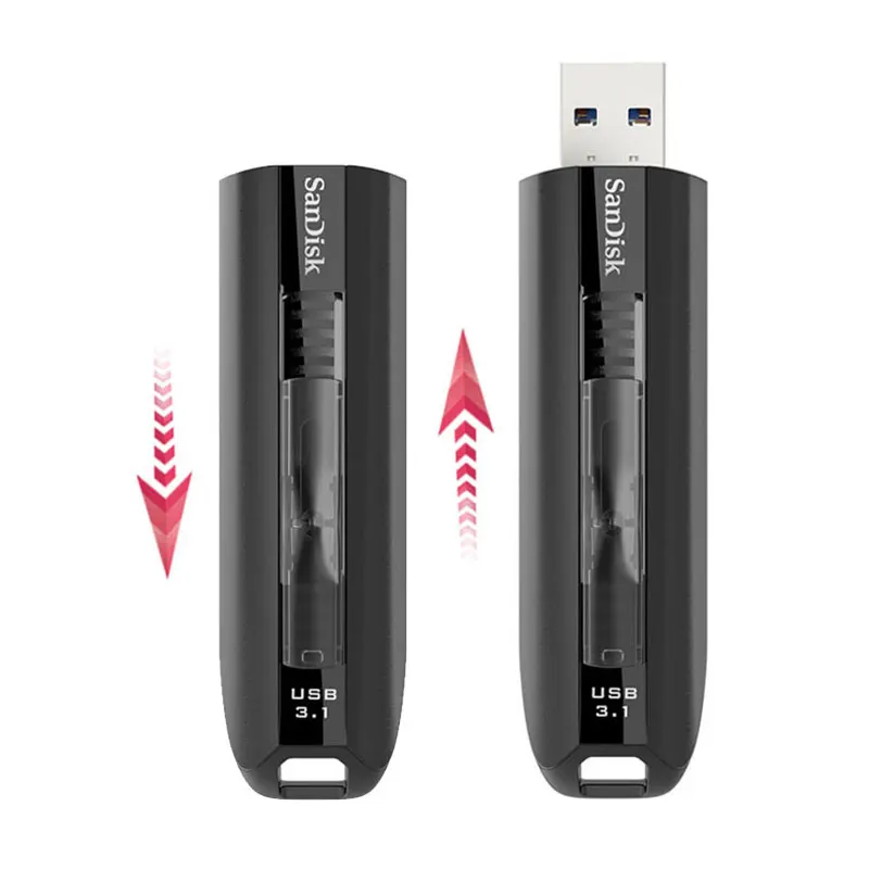 USB флеш накопитель SanDisk SDCZ800 Extreme Go 64 ГБ 128 3 1 чтение 200 м/с запись 150 Usb карта|USB