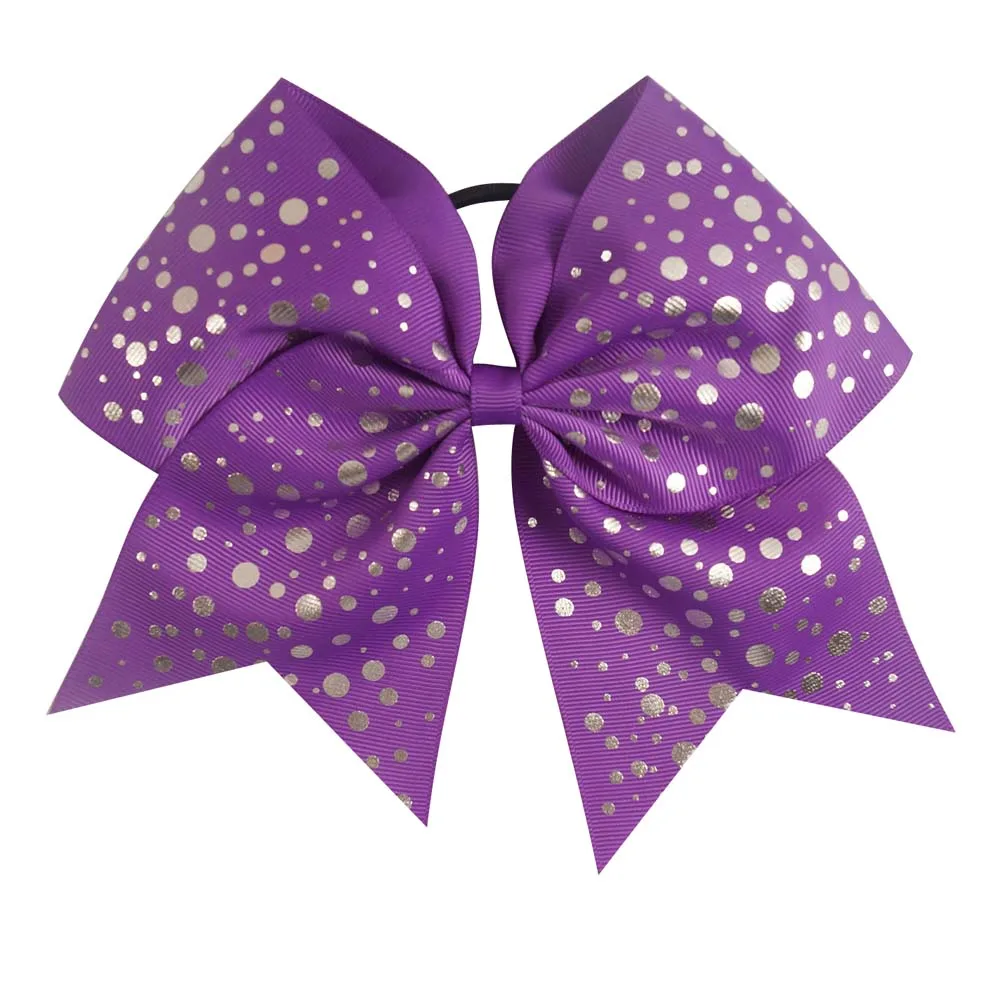 30 шт./лот 7 5 дюйма высококачественный бант ручной работы в крупные серебряные