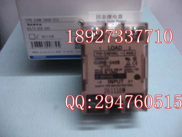 

[ZOB] 100% Новые оригинальные твердотельные реле G3NB-240B-UTU 5-24VDC -- 2 шт./лот