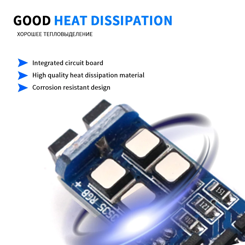 2PCS RGB T10 W5W 194 Led 3535 10 SMD RF With Remote Controller Car Automobiles Strobe Flash Light 12V 13 Colors Clearance | Автомобили и