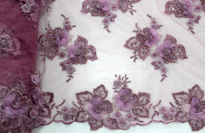 Образец Вышивки Французский Шнурок Ткани |