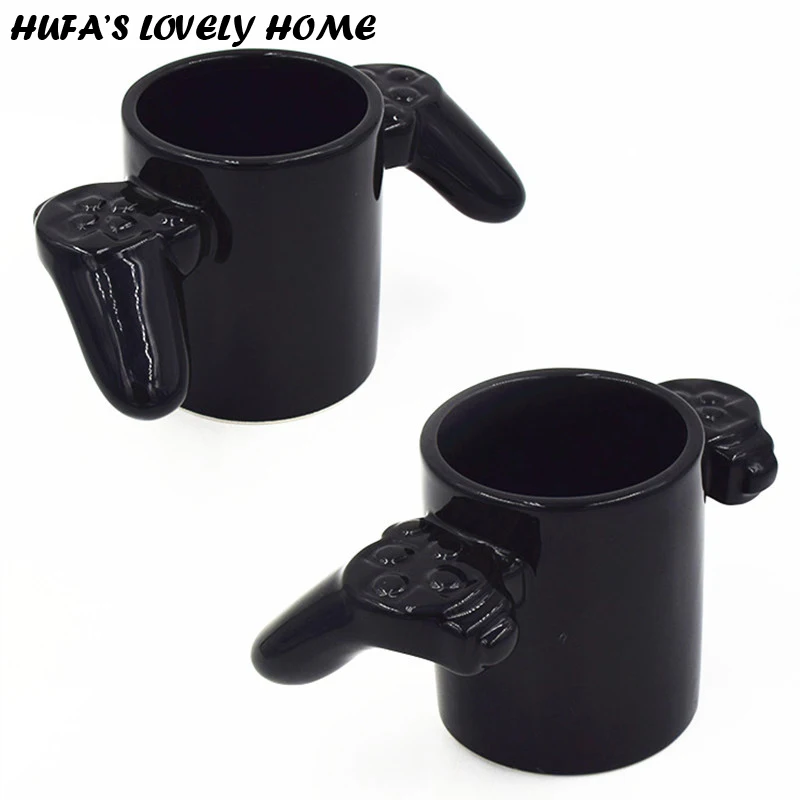 New Game Over Retro Ceramic Mug Style Coffee Tea Cup With Gamepad Controller caneca|cup cups|cup coffee mugmug boy |