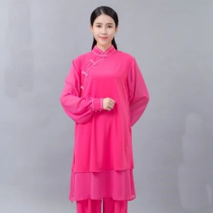 Wudang Униформа Тай Чи одежда роскошные цветочные женские форма тайцзи Единоборства Тай Чи одежда KK2359 - Цвет: 8