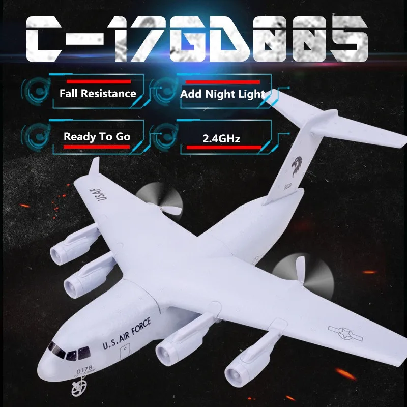 Детский подарок обучающая электрическая RC внешняя игрушка 2,4 г EPP фиксированное крыло Сверхлегкий RC Transport самолет транспорт авиационный самолет с гироскопом