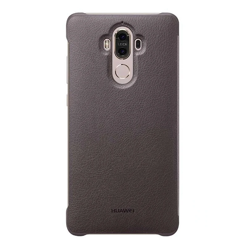Brown Huawei подлинный умный флип-чехол для huawei mate 9 mate 9 функция сна защитный чехол для телефона - Цвет: Brown