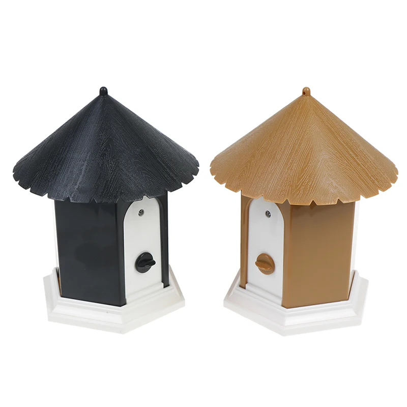 Ультразвуковой Отпугиватель лай для собак в форме дома улицы против устройство